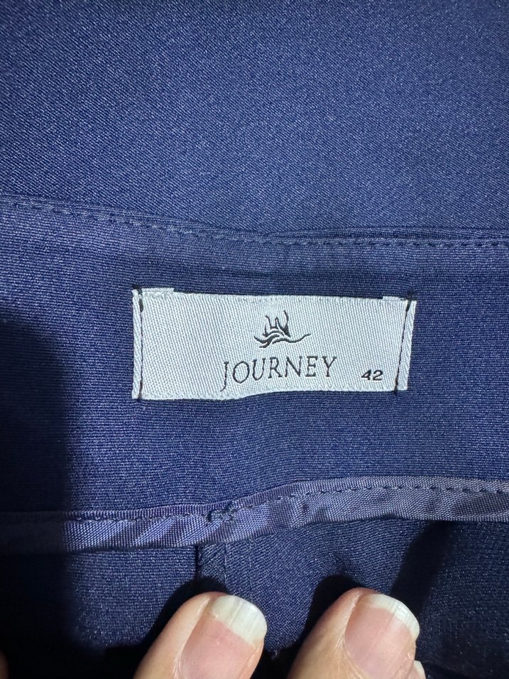 Düğmeli Lacivert Kadın Blazer Ceket - Görsel 4