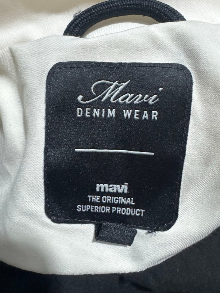 Beyaz Fermuarlı Kadın Kışlık Mont - Görsel 4