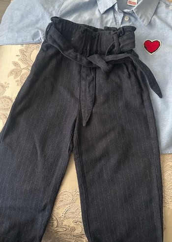 Zara Mavi gömlek ve lacivert pantolon set - Görsel 5