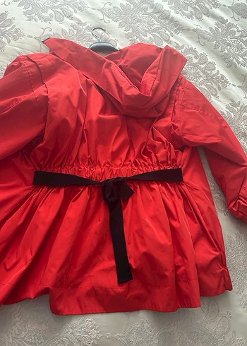 İpekyol Kırmızı Düğmeli Midi Kadın Ceket - Görsel 4