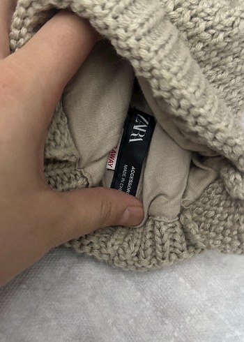 Vizon İpli Çocuk Bere İki Ponponlu 0-6 ay - Görsel 5