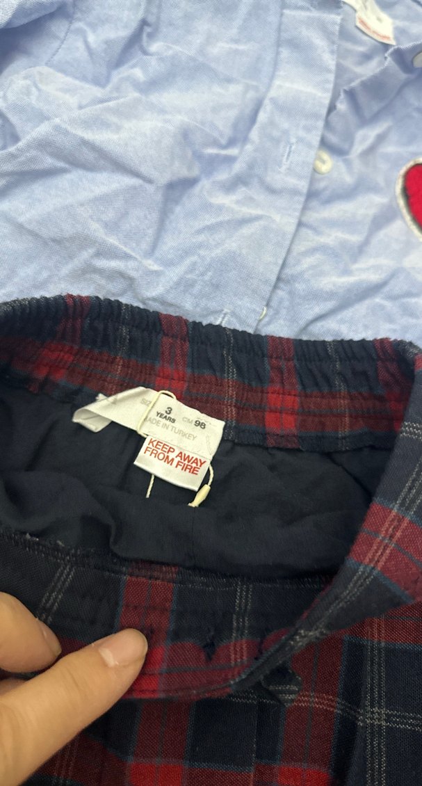 Zara takım Uzun Kollu Nakışlı Mavi Kız Gömleği ve eteği - Görsel 4