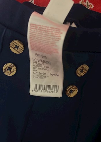 Lcw Düğmeli siyah kız bebek tayt pantolon - Görsel 3