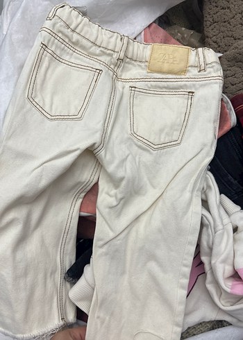 Zara bebek ekru jean - Görsel 2
