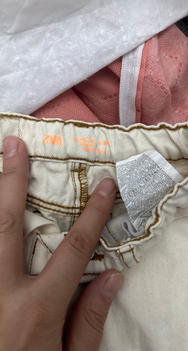 Zara bebek ekru jean - Görsel 3