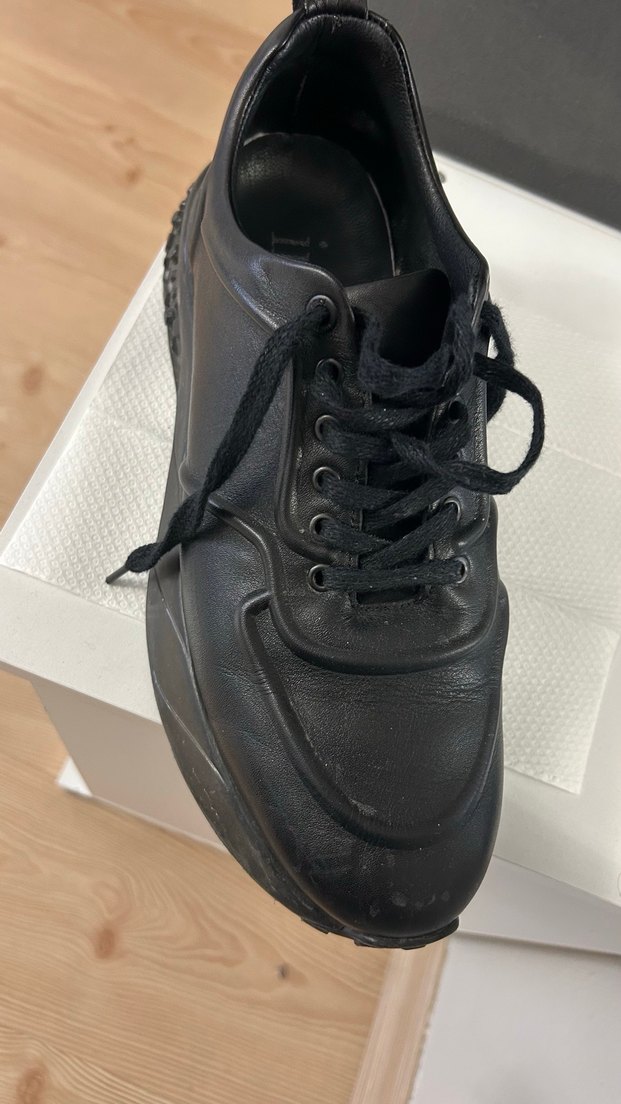 Siyah Bağcıklı Erkek Sneakers - Görsel 2