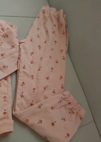 5 Yaş Beden Kız Çocuk Kapüşonlu Fermuarlı Pembe Ceket