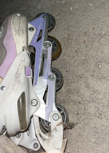 Mor Tokalı  kadın Paten - Görsel 3