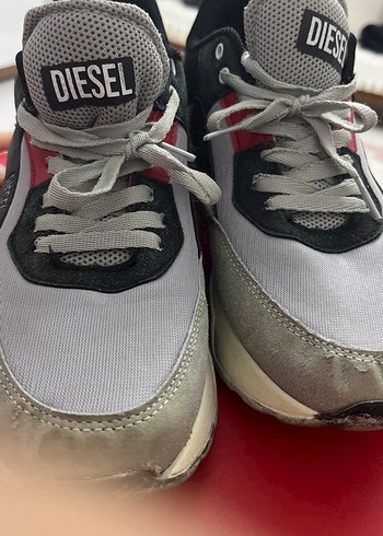 Diesel Gri Desenli Erkek Spor Ayakkabı - Görsel 2
