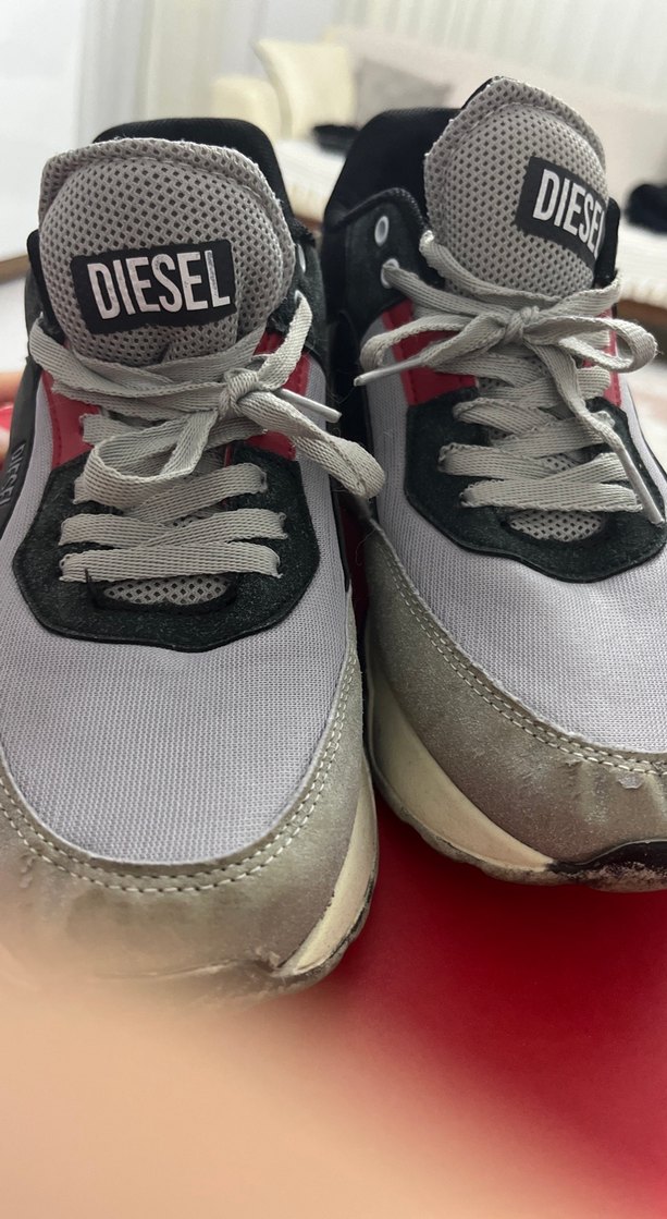 Diesel Gri Desenli Erkek Spor Ayakkabı - Görsel 2