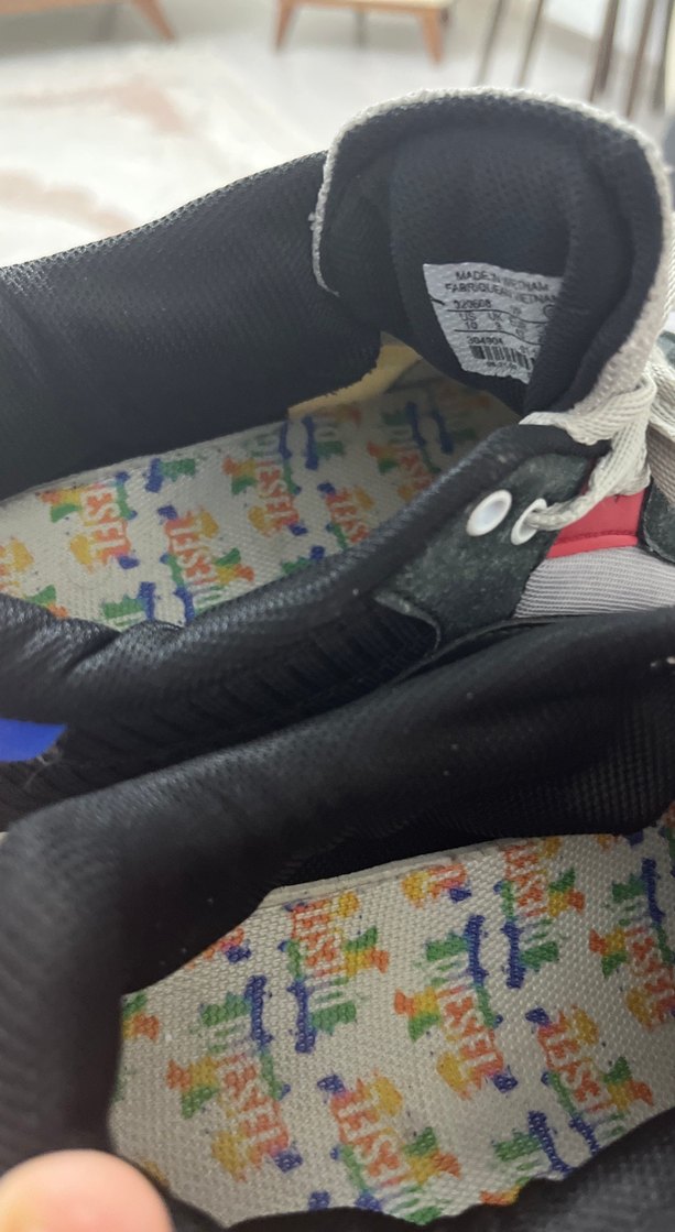 Diesel Gri Desenli Erkek Spor Ayakkabı - Görsel 3