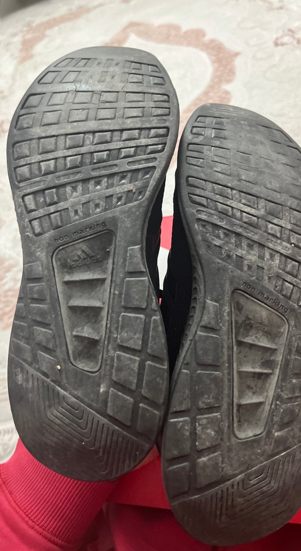 Erkek Siyah Spor Ayakkabı Bağcıkları - Görsel 5