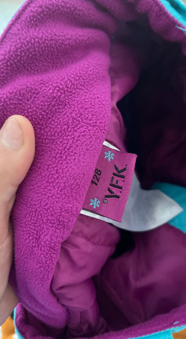 Kız Çocuk Pastel Mavi Fermuarlı Pantolon 120/130 boy olur - Görsel 2