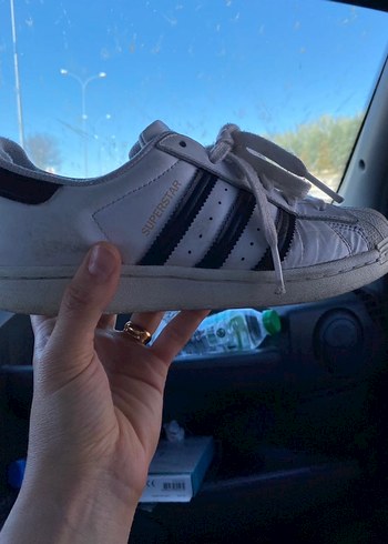 37 Beden beyaz Renk Adidas Süperstar