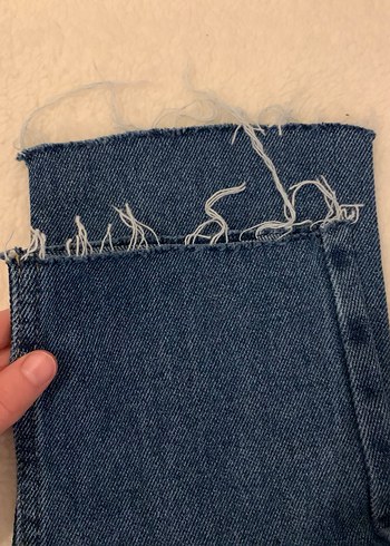 Kadın Mavi Denim Regular Fit Jean - Görsel 3