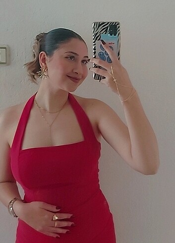Milla kırmızı elbise 