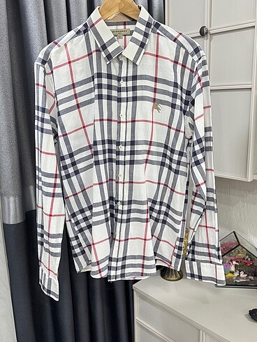 Burberry ekose erkek gömlek