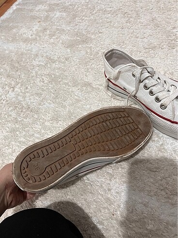 36 Beden beyaz Renk #converse #slazenger