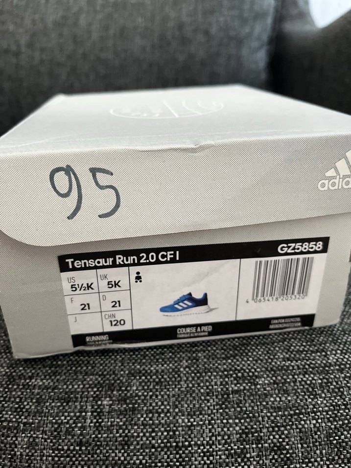 Erkek Çocuk Mavi Adidas Spor Ayakkabı - Görsel 4