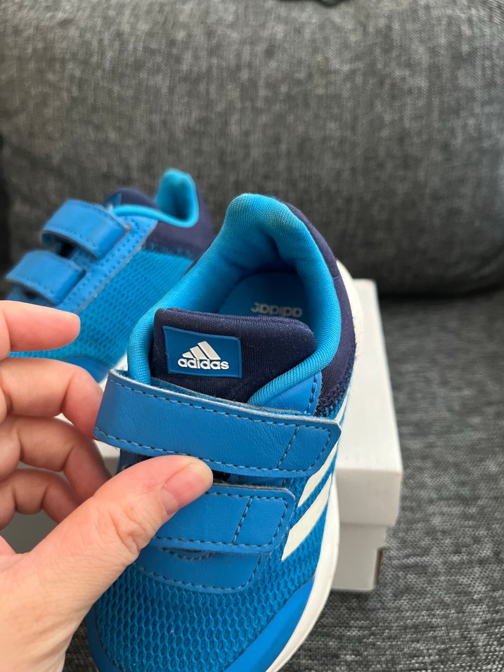 Erkek Çocuk Mavi Adidas Spor Ayakkabı - Görsel 5