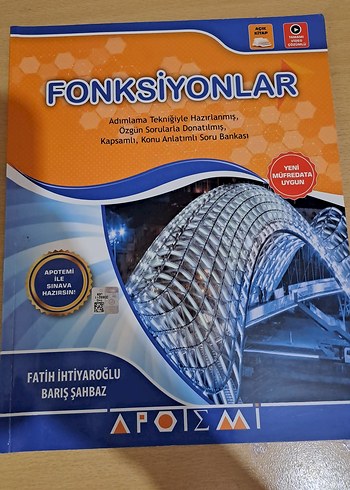 Apotemi Fonksiyonlar Sınav Hazırlık Soru Bankası YKS AYT TYT