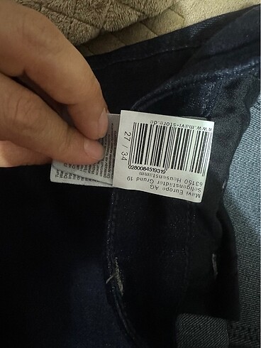 26 Beden Mavi jeans kot