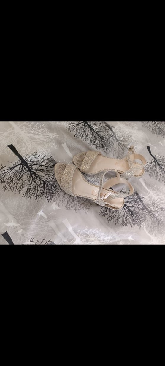 simli topuklu ayakkabı - Görsel 4