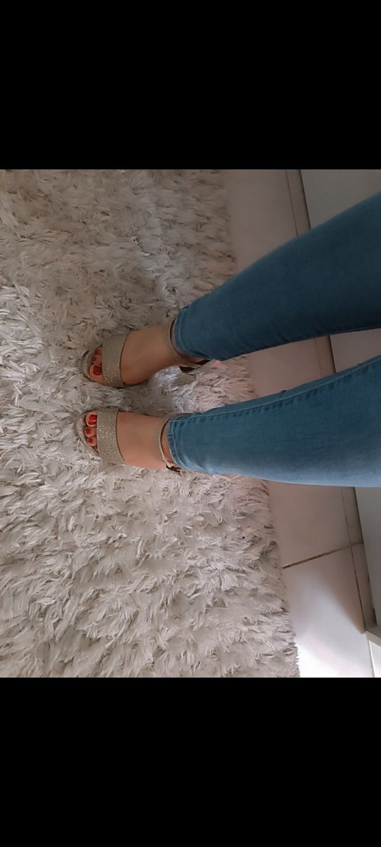 simli topuklu ayakkabı - Görsel 3