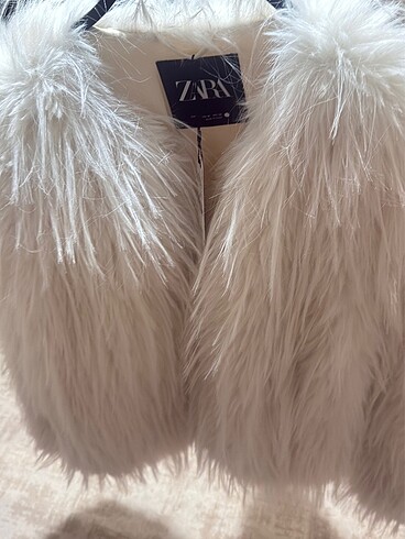 Zara peluş kürk mont