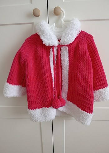 Kız Çocuk Örgü Panco - Görsel 12