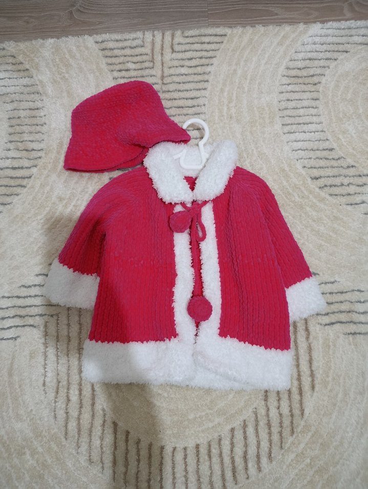 Kız Çocuk Örgü Panco - Görsel 2