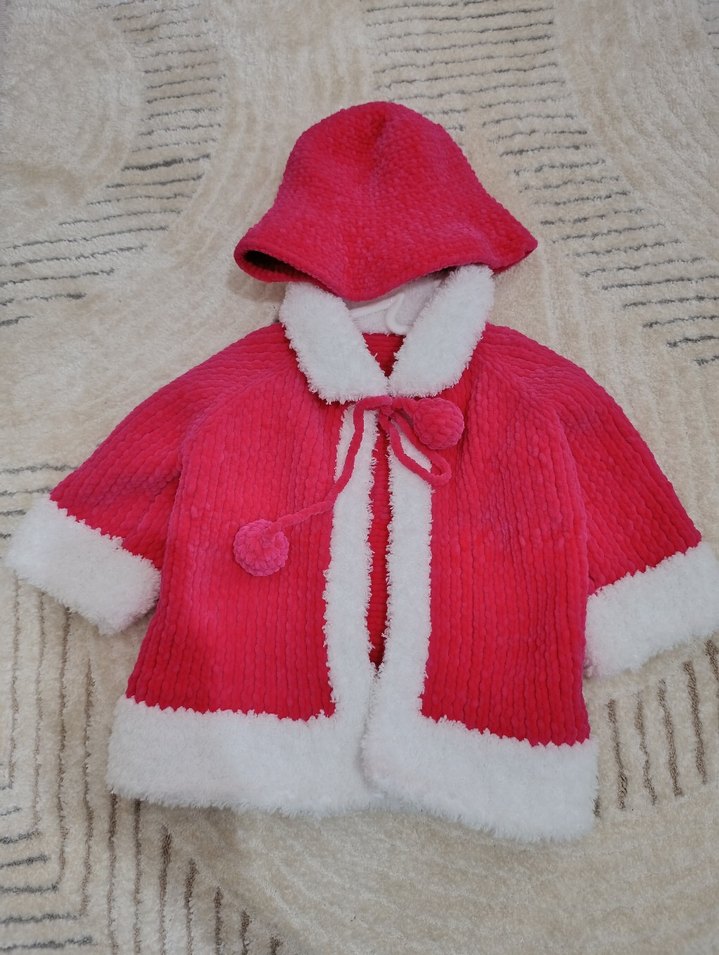 Kız Çocuk Örgü Panco - Görsel 5