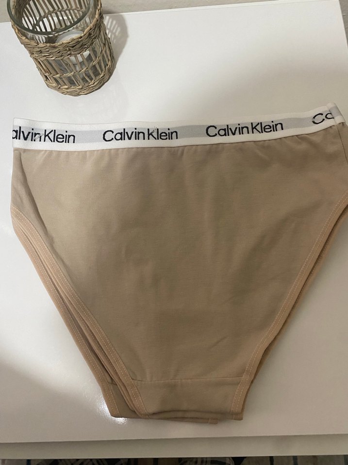 Calvin Klein Bej Midi Kadın Külot - Görsel 3
