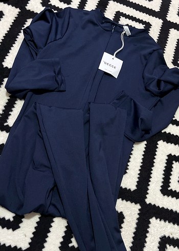 Lacivert tayt tulum - Görsel 2