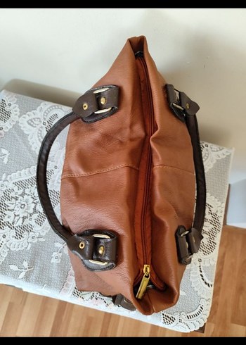 Beden kahverengi Renk Kahverengi Deri Kadın vintage y2k Omuz Çantası