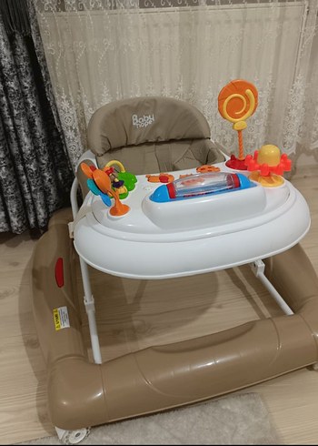  Beden kahverengi Renk Oyuncaklı Kahverengi Bebek Yürüteci