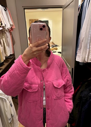 Pembe Midi Kadın Ceket - Görsel 2