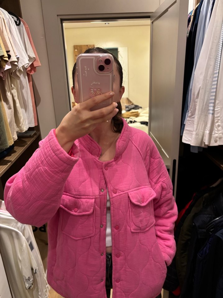 Pembe Midi Kadın Ceket - Görsel 2