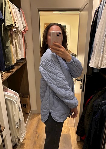 Kadın Mavi DenimCeket - Görsel 3