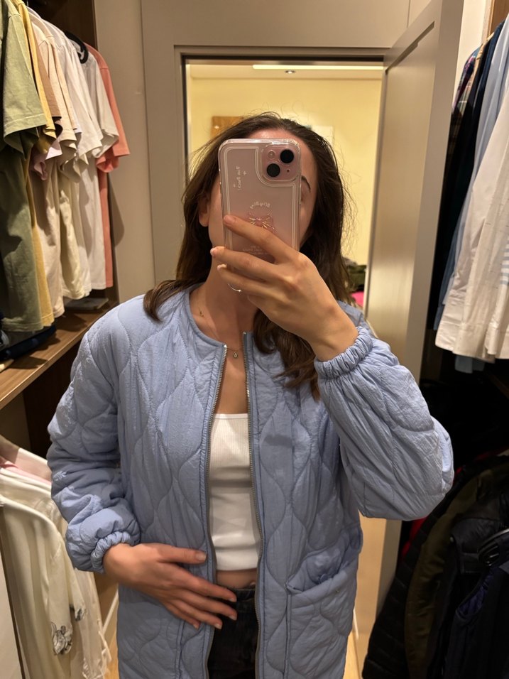 Kadın Mavi DenimCeket - Görsel 2