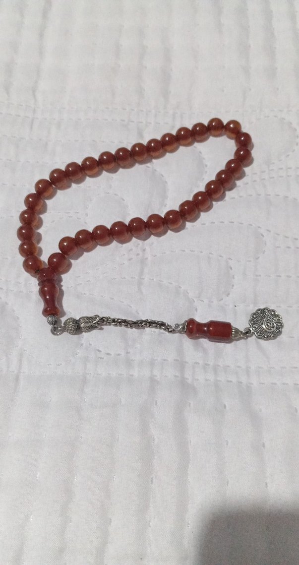 Bordo Erkek Tesbih Boncukları - Görsel 3