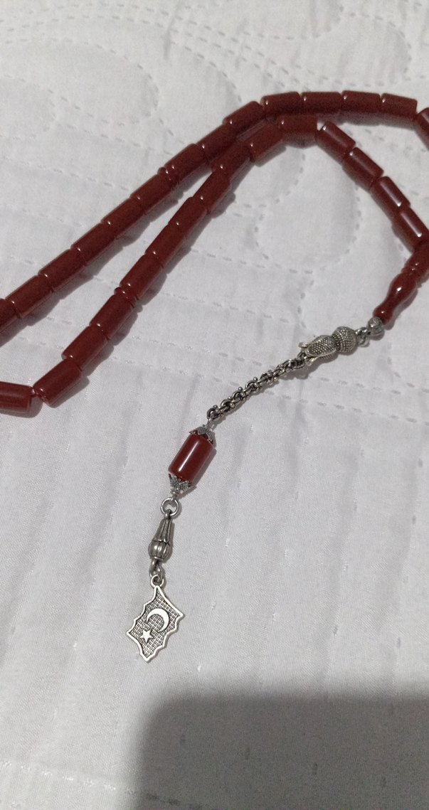 Bordo Erkek Tesbih Boncukları - Görsel 2