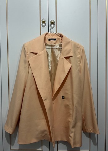 Trendyol & Milla Somon Düğmeli Kadın Blazer Ceket