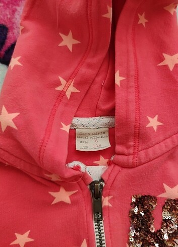 6 Yaş Beden pembe Renk Zara hirka