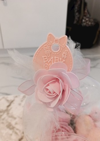 Diğer Pembe Dekoratif Cam Küre Hoşgeldin Bebek