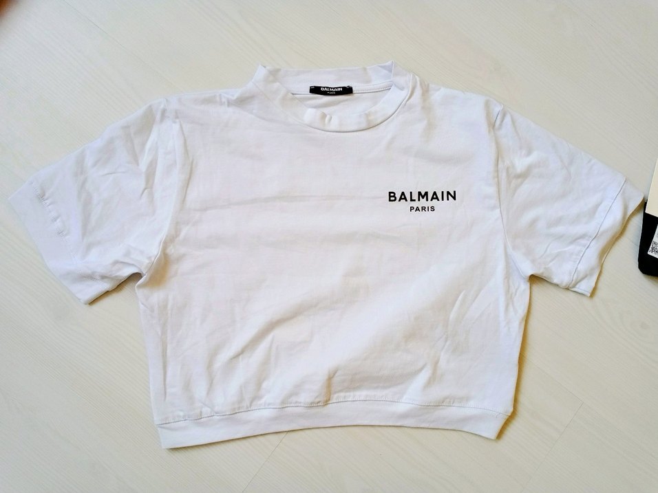 Mavi Balmain Paris Kız Tişörtü - Görsel 2