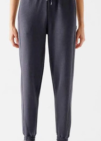 Gri Rahat Kesim Kadın Eşofman Altı - Görsel 2