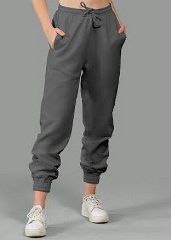 Gri Rahat Kesim Kadın Eşofman Altı - Görsel 3