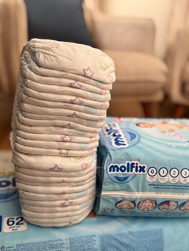 6 Beden: 16+ kg Beden Molfix bebek bezi 6 no 15+kg