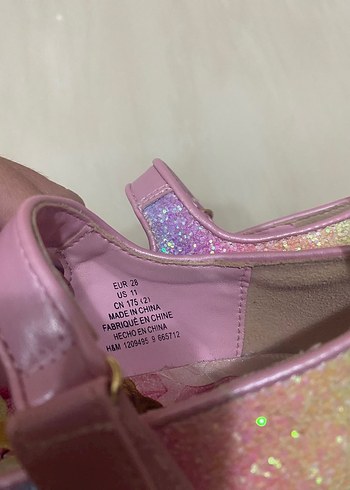 H&M Kiz Cocuk Topuklu Simli Ayakkabi - Görsel 6